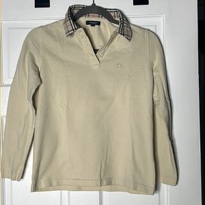 Burberry London long sleeve polo shirt